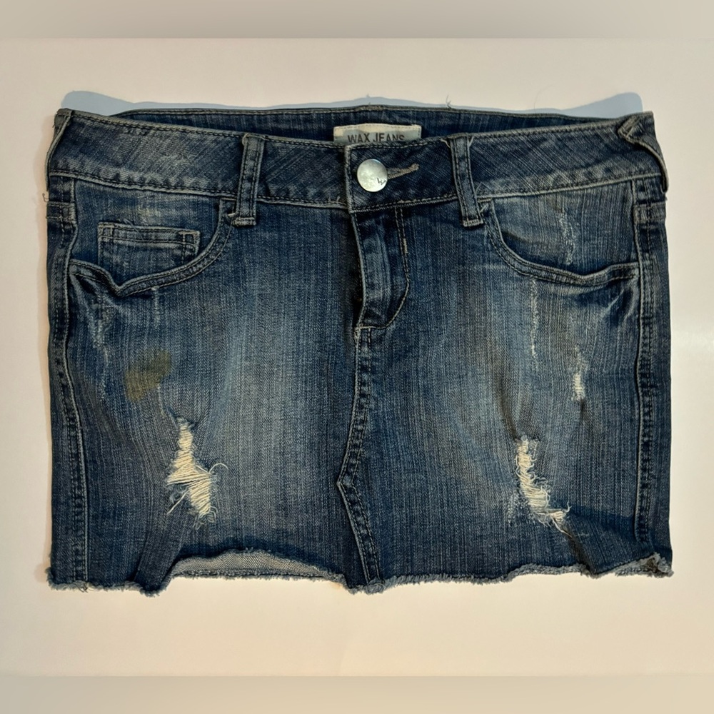 Denim Mini Skirt